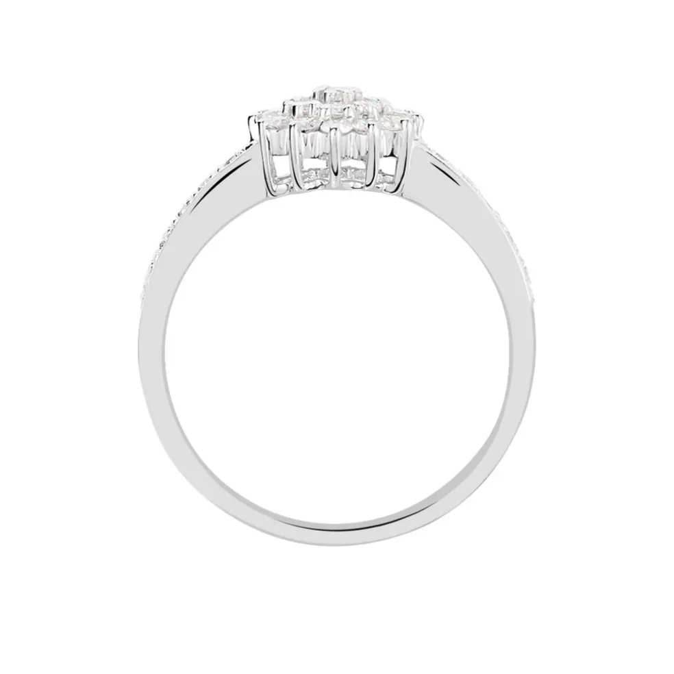 Bague Chou Or Blanc Diamant