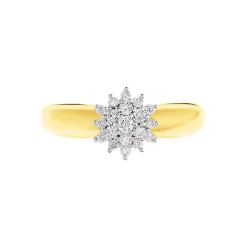 Bague Chou Or Jaune Diamant