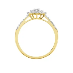 Bague Chouchana Ld Or Jaune Diamant Synthétique