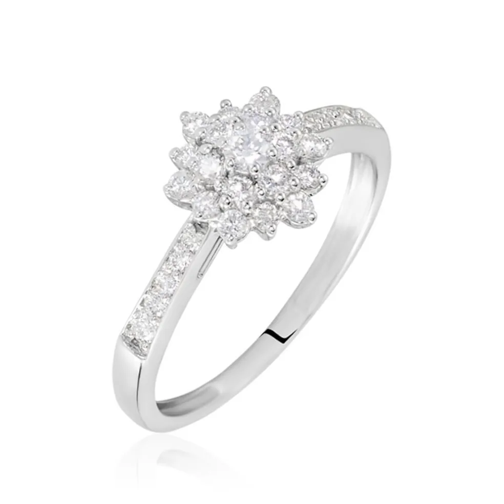 Bague Chouchou Platine Blanc Diamant