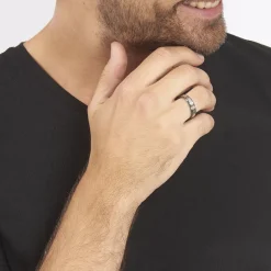 Bague Christell Acier Blanc