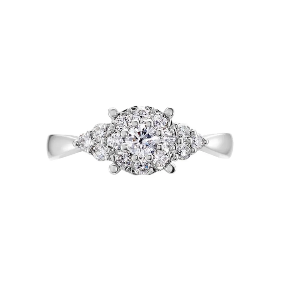 Bague Cierra Platine Blanc Diamant