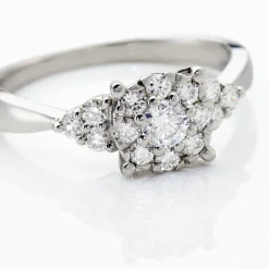 Bague Cierra Platine Blanc Diamant