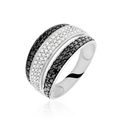 Bague Cihan Or Blanc Diamant