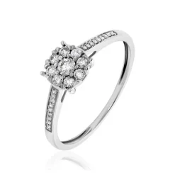 Bague Cilka Or Blanc Diamant