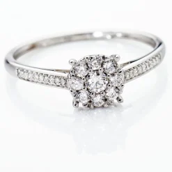 Bague Cilka Or Blanc Diamant