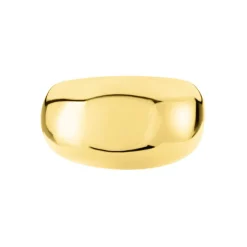 Bague Cleoria Acier Dore