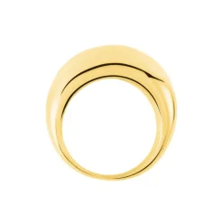 Bague Cleoria Acier Dore