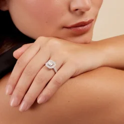 Bague Collection 1986 Or Blanc Diamant