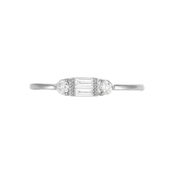 Bague Collection 1986 Or Blanc Diamant