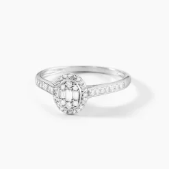 Bague Collection 1986 Or Blanc Diamant