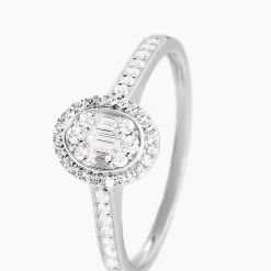 Bague Collection 1986 Or Blanc Diamant