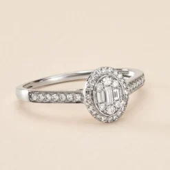Bague Collection 1986 Or Blanc Diamant