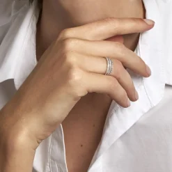 Bague Collection 1986 Or Blanc Diamant