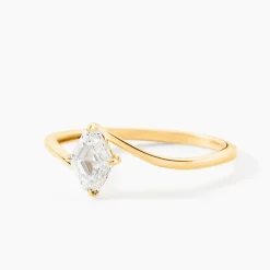 Bague Collection Icone Or Jaune Diamant Synthétique