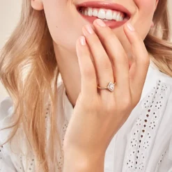 Bague Collection Icone Or Jaune Diamant Synthétique