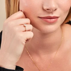 Bague Collection Icone Or Jaune Diamant Synthétique