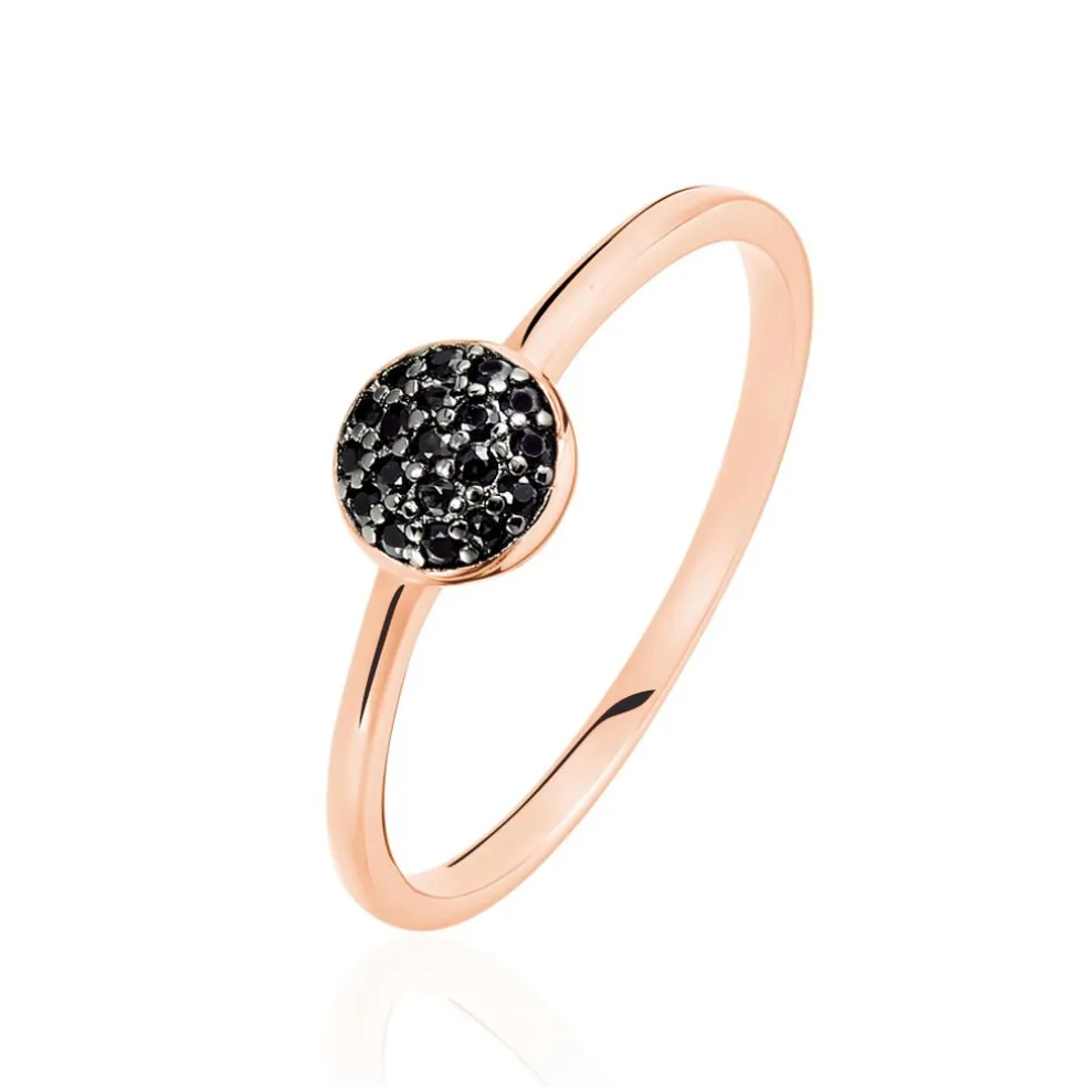 Bague Colline Argent Rose Oxyde De Zirconium