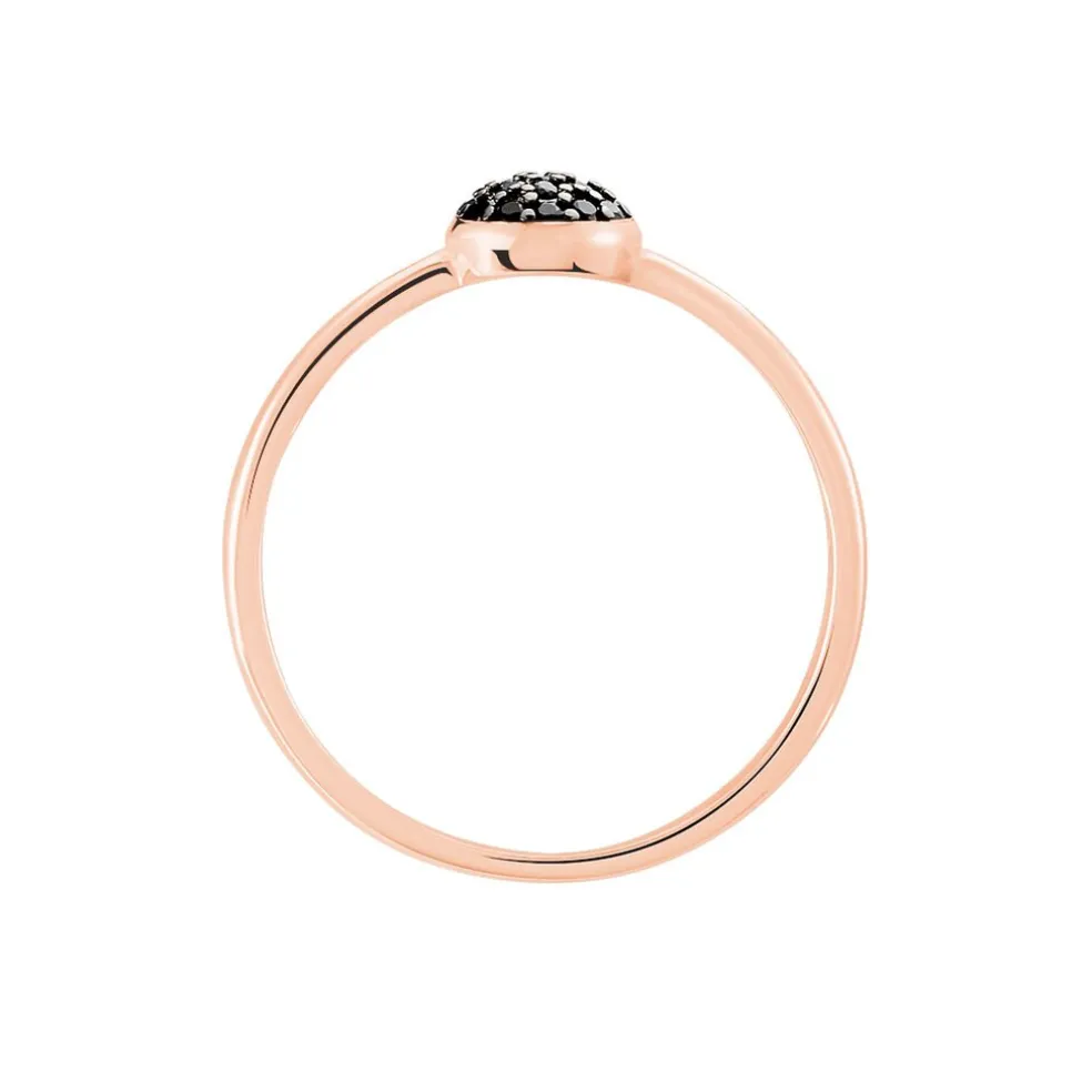 Bague Colline Argent Rose Oxyde De Zirconium