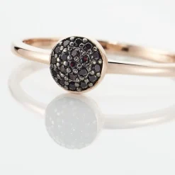 Bague Colline Argent Rose Oxyde De Zirconium