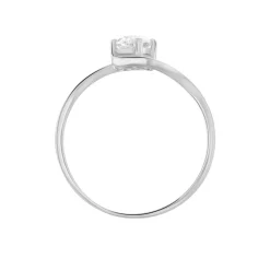 Bague Coronille Or Blanc Oxyde