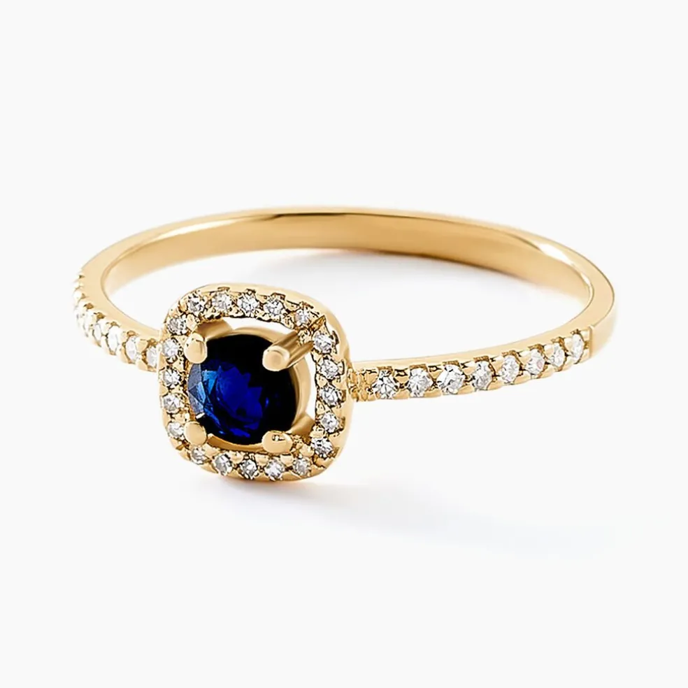 Bague Cosimo Or Jaune Saphir Diamant