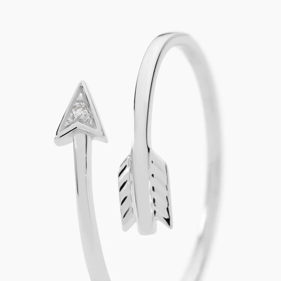 Bague Cupidon Or Blanc Diamant