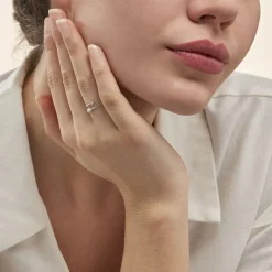 Bague Cupidon Or Blanc Diamant