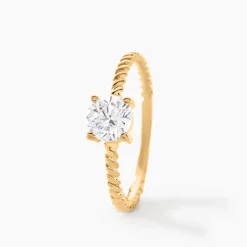 Bague Cymbeline Or Jaune Oxyde De Zirconium
