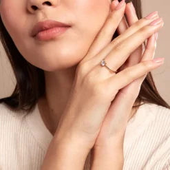 Bague Cymbeline Or Jaune Oxyde De Zirconium