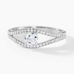 Bague Danice Argent Blanc Oxyde De Zirconium