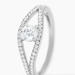 Bague Danice Argent Blanc Oxyde De Zirconium