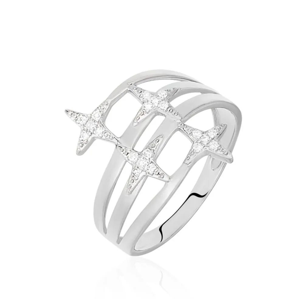 Bague Danilana Or Blanc Diamant