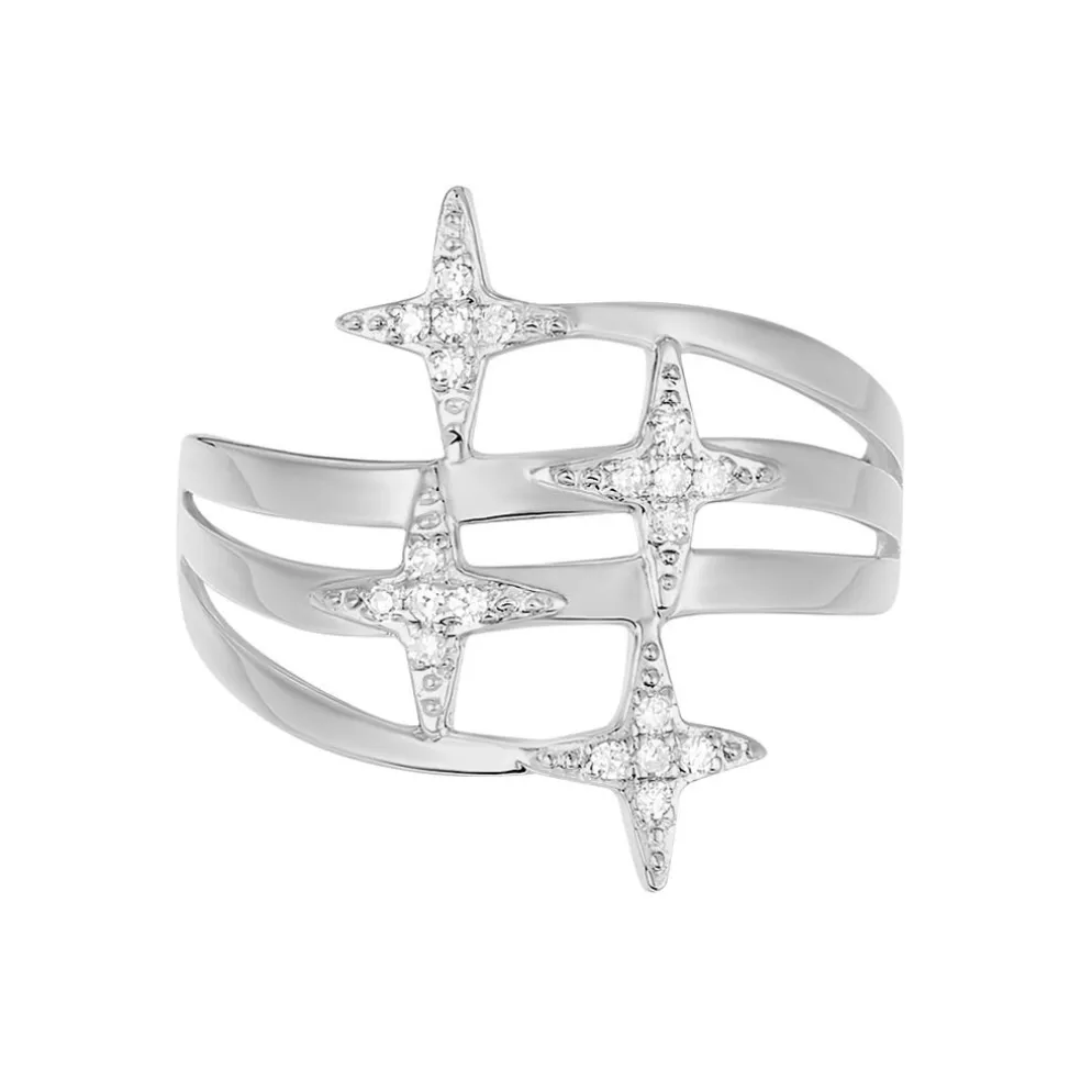 Bague Danilana Or Blanc Diamant