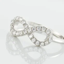 Bague Davila Argent Blanc Oxyde De Zirconium