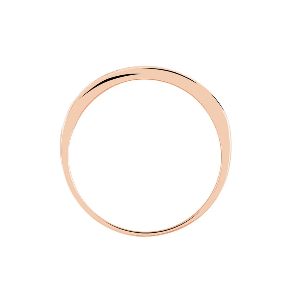 Bague Davila Or Rose Oxyde De Zirconium