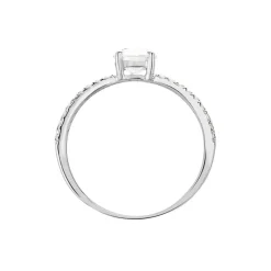 Bague Dayna Or Blanc Oxyde De Zirconium