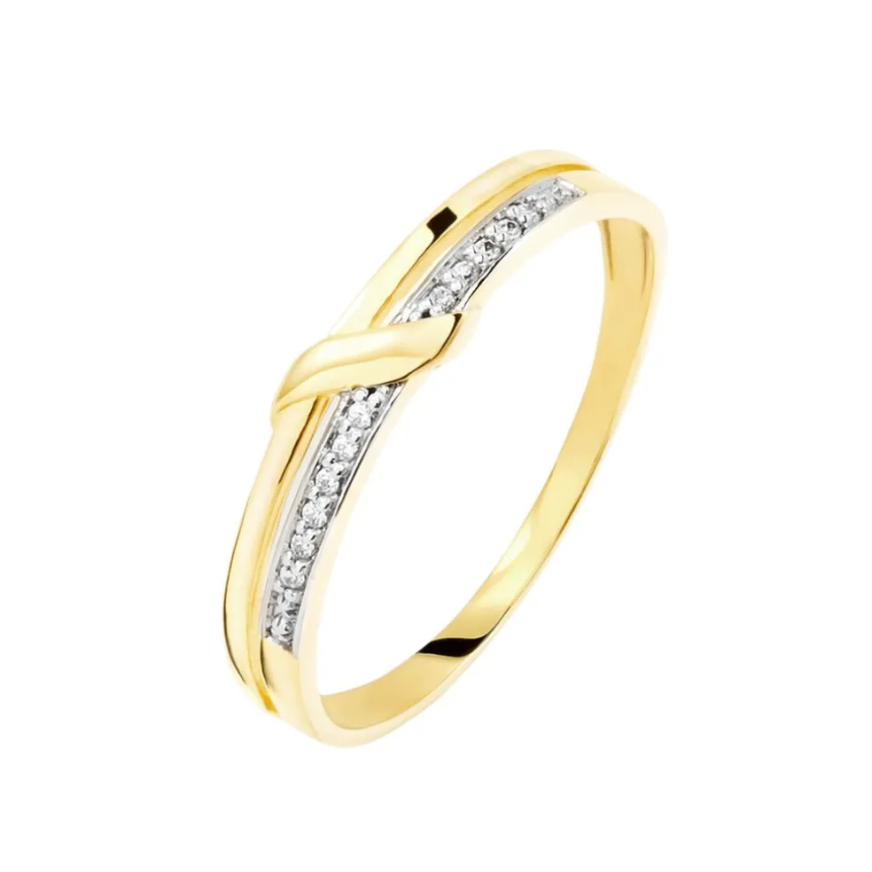Bague Daynis Or Jaune Diamant