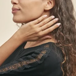 Bague De Phalange Celene Or Jaune Oxyde De Zirconium