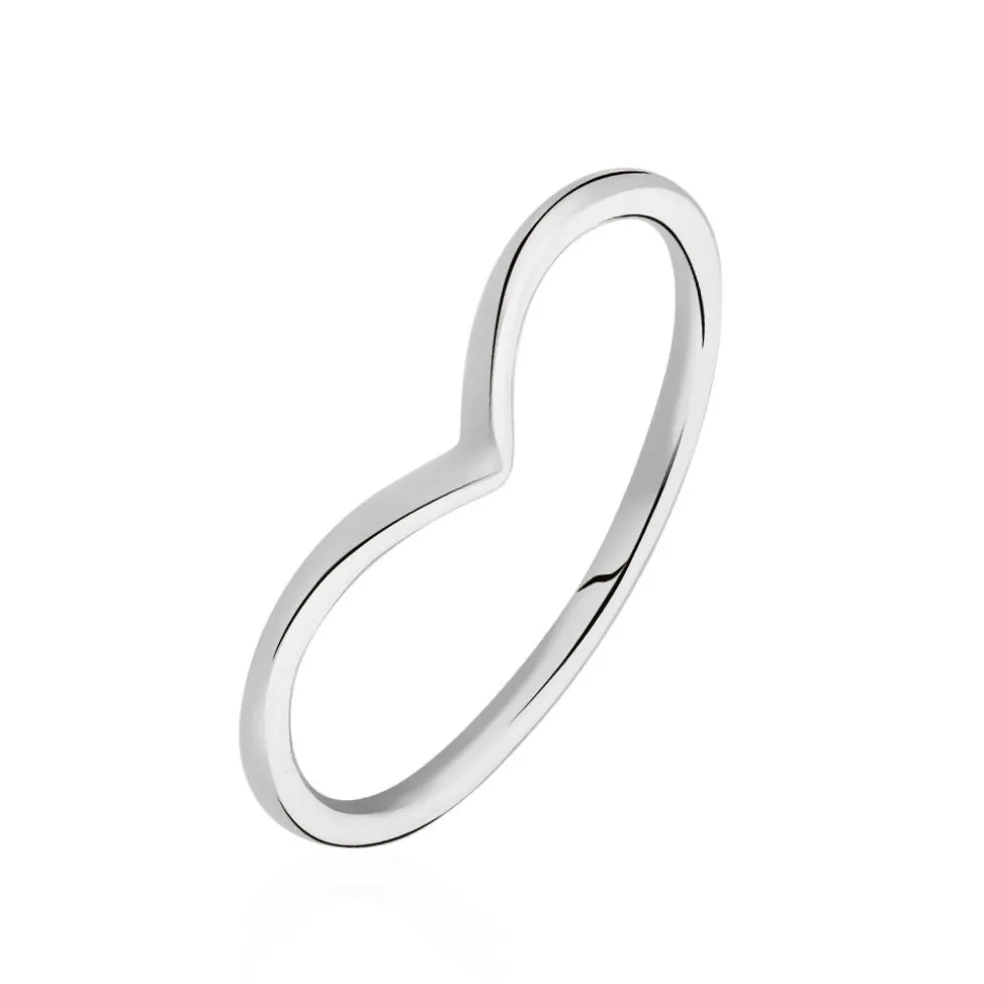 Bague De Phalange Tricia Argent Blanc