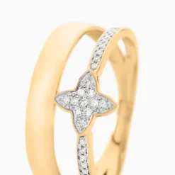 Bague Delicatesse Or Jaune Diamant
