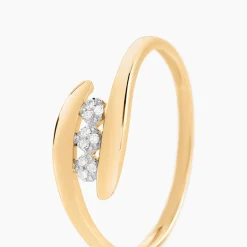 Bague Delphine Or Jaune Diamant