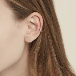 Bague D'hélix Unitaire Alix Argent Blanc Oxyde De Zirconium