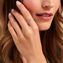 Bague Diamantee Or Jaune Diamant