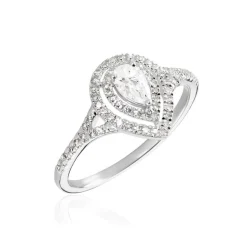 Bague Diamina Or Blanc Diamant