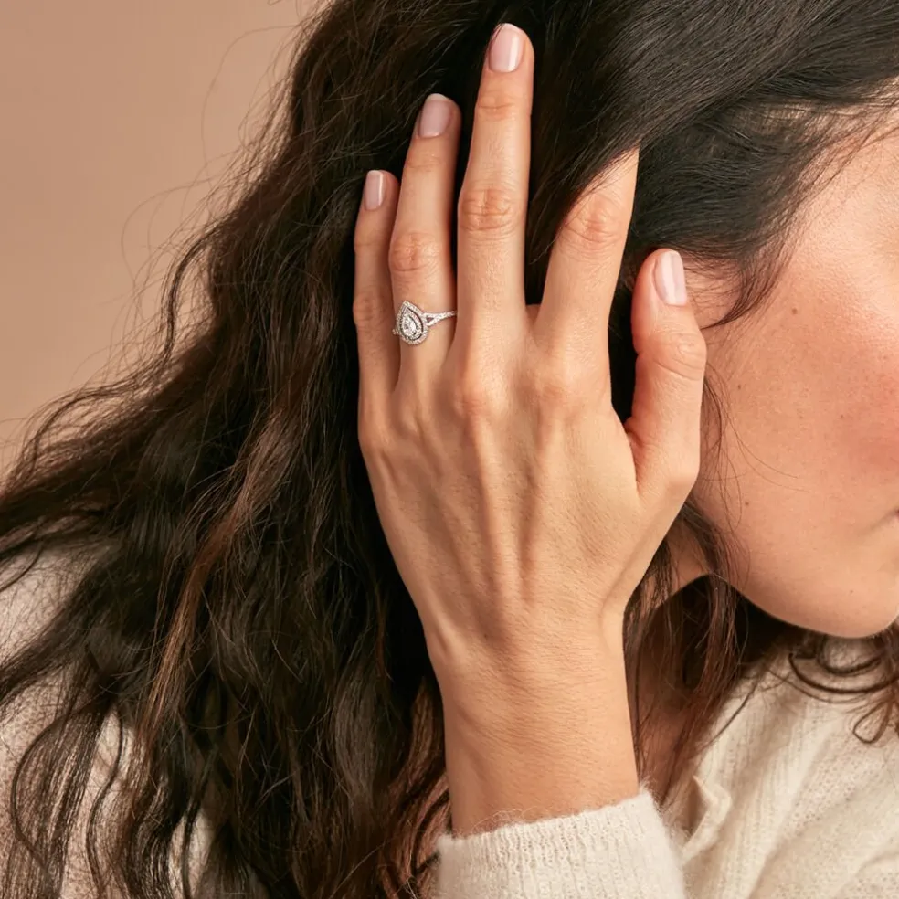 Bague Diamina Or Blanc Diamant
