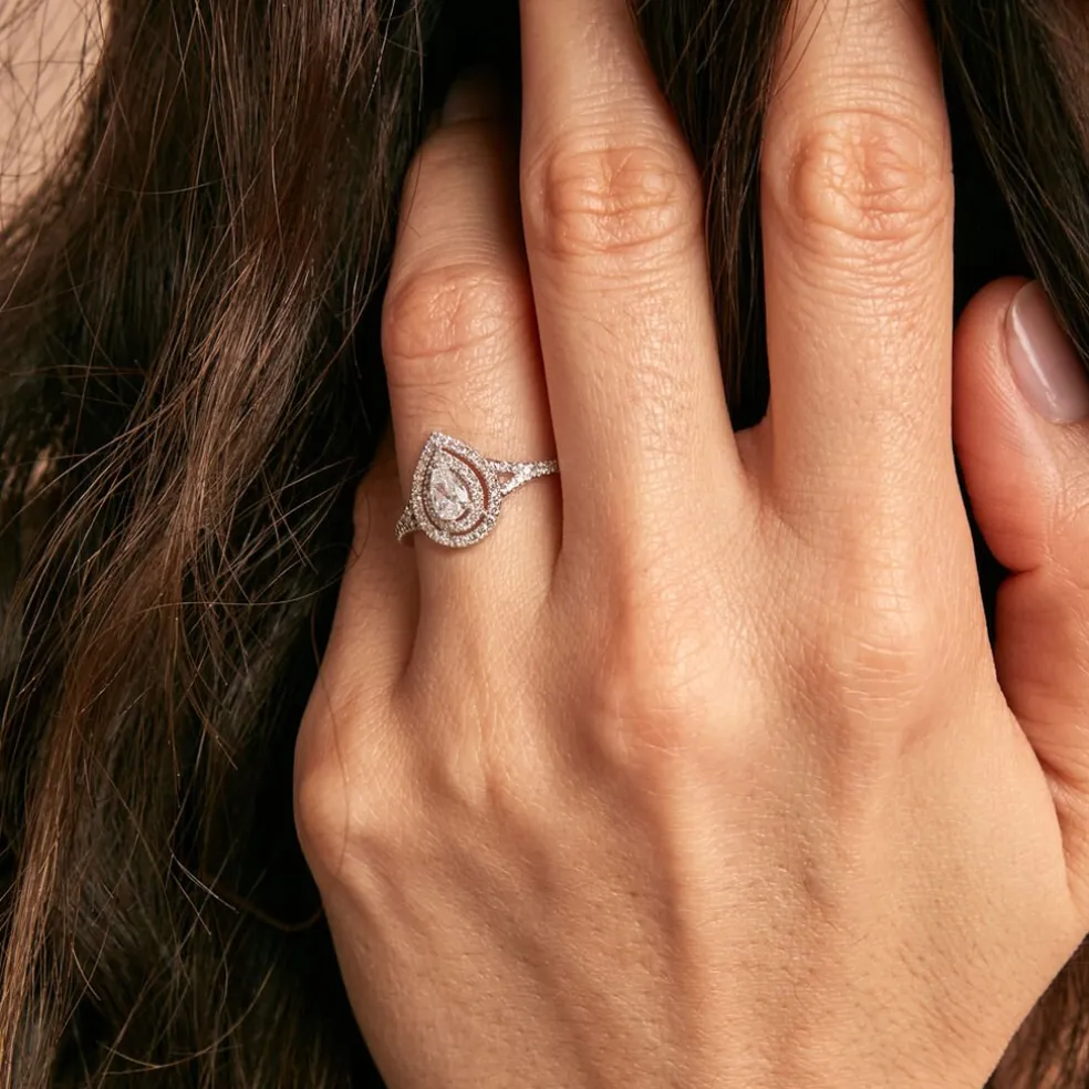 Bague Diamina Or Blanc Diamant