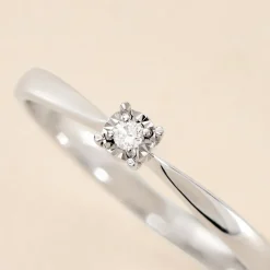 Bague Diamotion Or Blanc Diamant