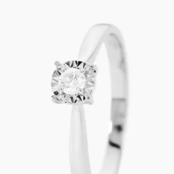 Bague Diamotion Or Blanc Diamant