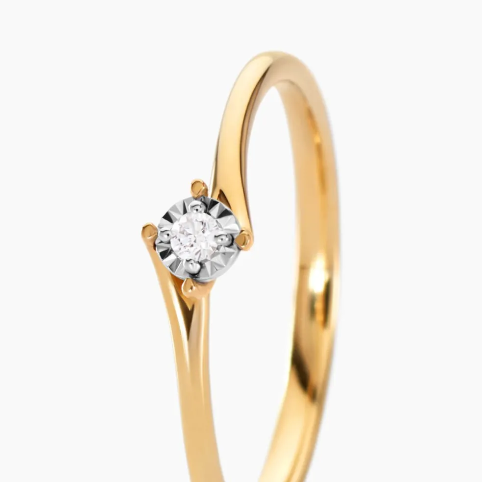 Bague Diamotion Or Jaune Diamant